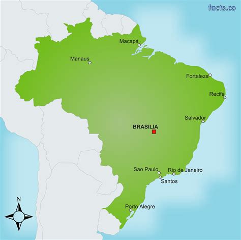 capital brazil map
